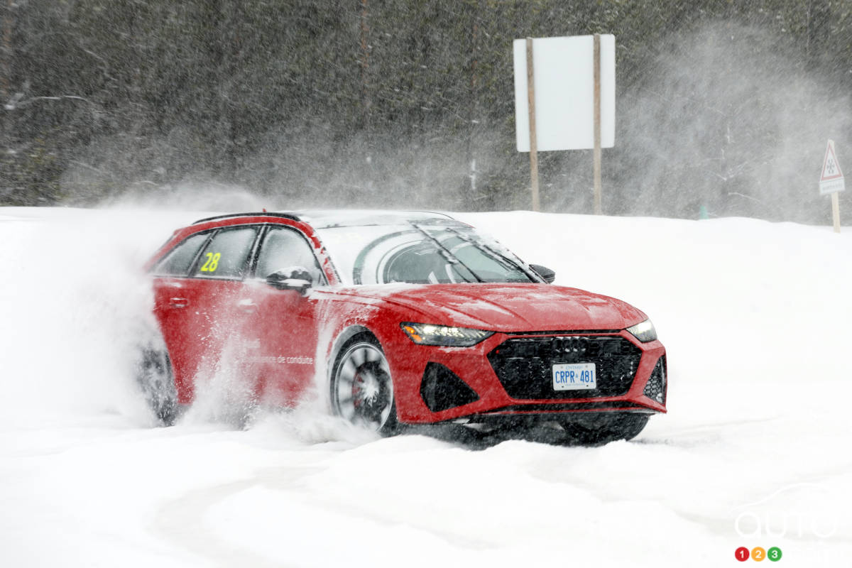 Audi RS 6 Avant - Dans la neige